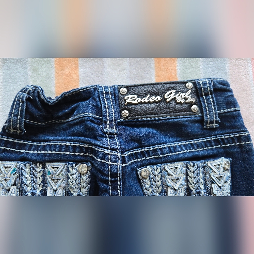 Girls (4) Rodeo Girl Blue Jeans - Picture 8 of 10